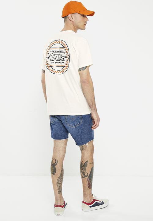 Vans - Circle checker drop v short sleeve tee - marshmallow