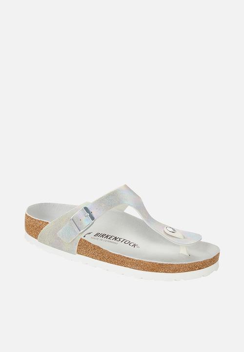 Birkenstock - Gizeh iridescent shine narrow - matcha