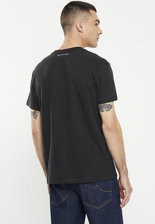 G-STAR - Running dog logo short sleeve - dk black