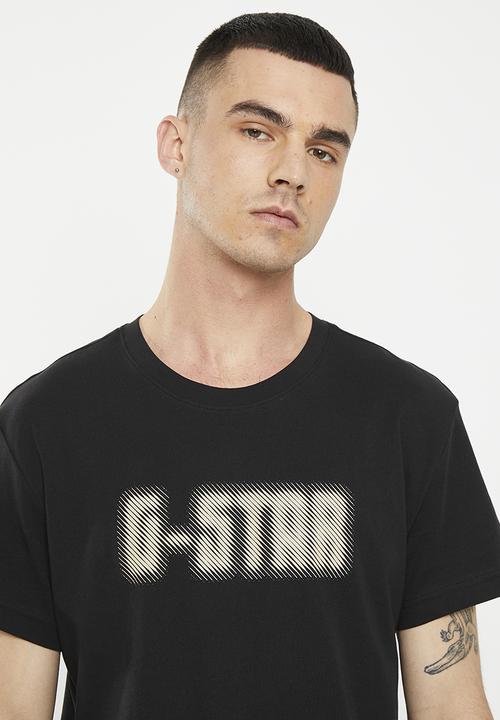 G-STAR - Dotted r t compact jersey o - dk black