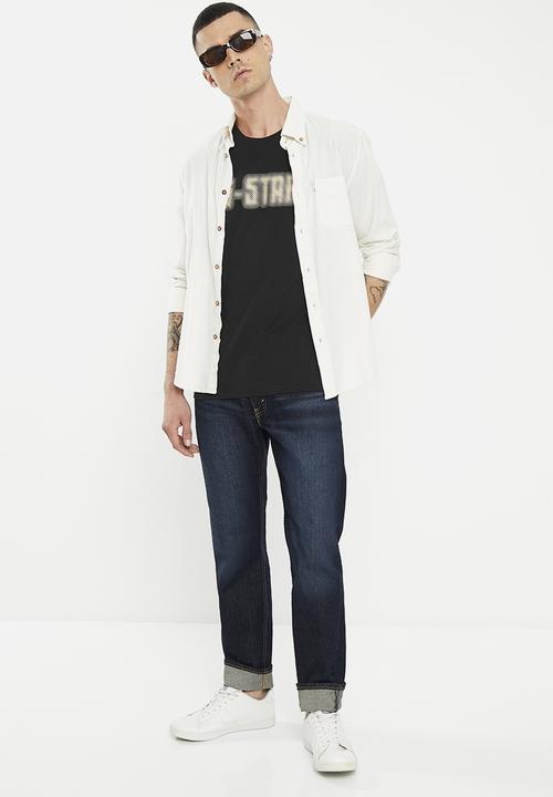 G-STAR - Dotted r t compact jersey o - dk black
