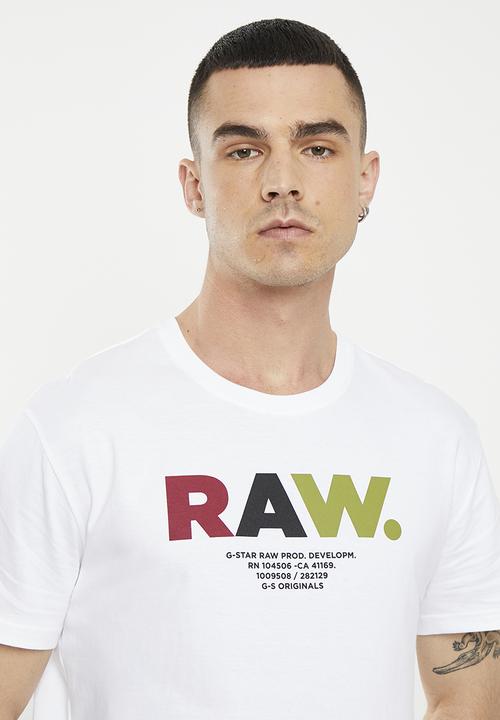 G-STAR - Multi colored RAW. r t - white