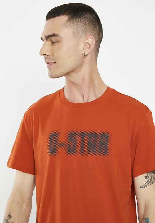 G-STAR - Dotted compact jersey - rooibos tea