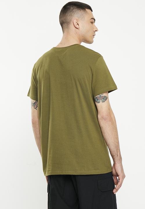 G-STAR - RAW. felt r t compact T-shirt - dark olive