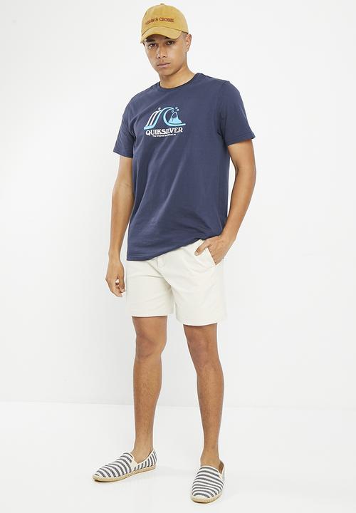 Quiksilver - Late drop short sleeve tee - navy