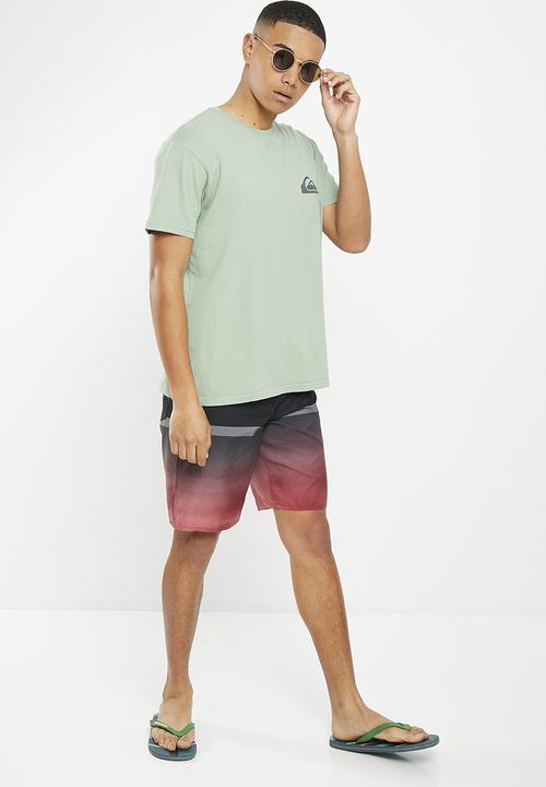 Quiksilver - Mw mini logo short sleeve - sage 