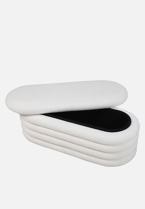 SF Collection - Parker storage ottoman - boucle