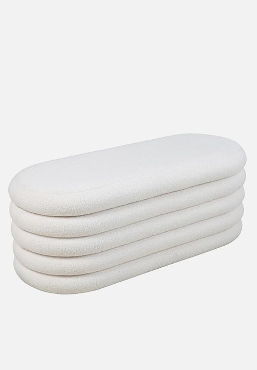 SF Collection - Parker storage ottoman - boucle