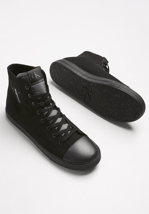 Calvin Klein - Vulc mid cut vint tongue - black