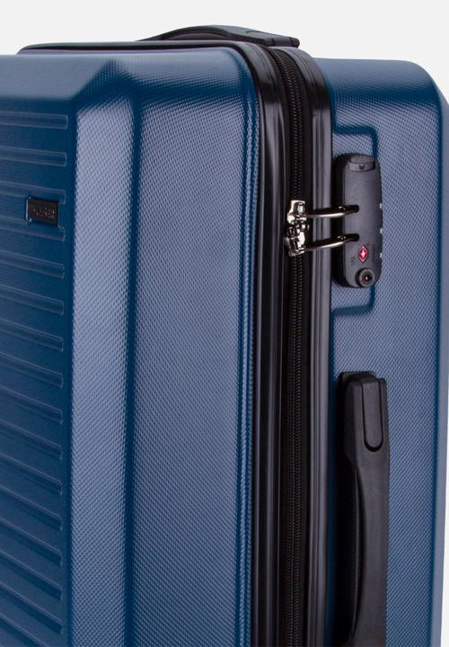 Voyager - Mahe 4 wheel trolley case - navy blue 