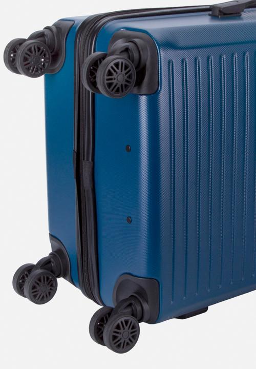 Voyager - Mahe 4 wheel trolley case - navy blue 