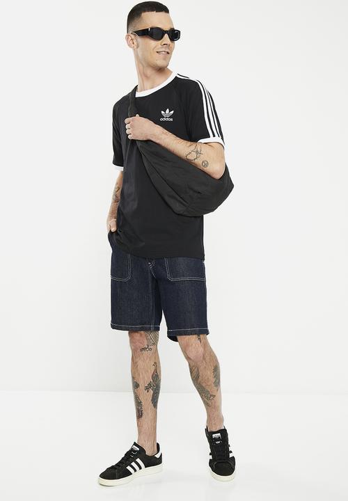 adidas Originals - 3-stripe tee m - black 
