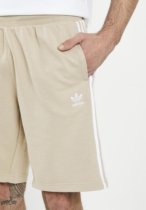 adidas Originals - 3 stripe short m - beige