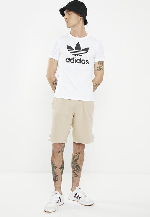 adidas Originals - 3 stripe short m - beige