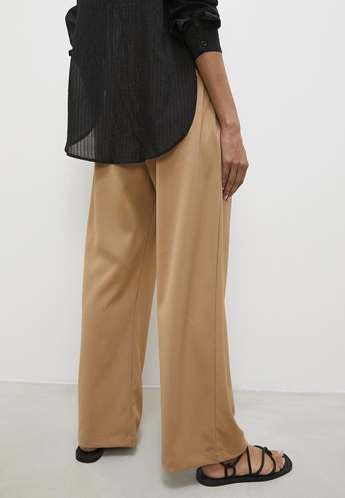 Superbalist - Co-ord high waisted wide leg - camel