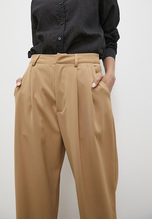 Superbalist - Co-ord high waisted wide leg - camel
