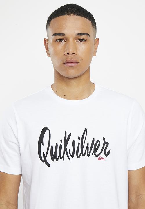 Quiksilver - Script short sleeve tee - white 