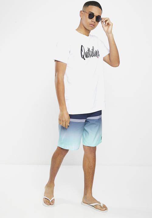 Quiksilver - Script short sleeve tee - white 