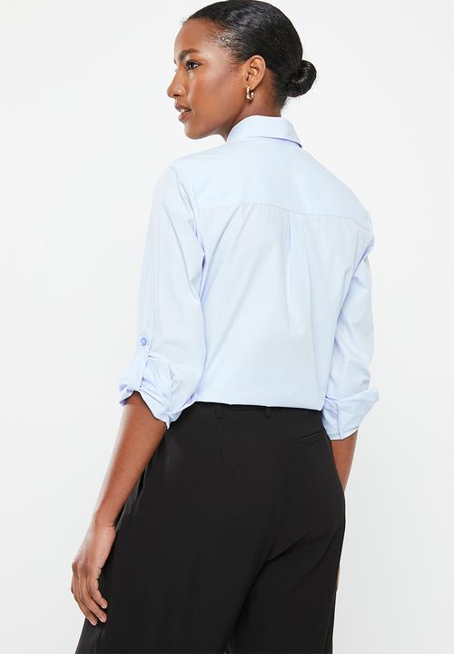 Pringle of Scotland - Pringle sapphire long sleeve shirt - blue