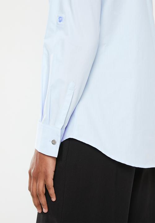 Pringle of Scotland - Pringle sapphire long sleeve shirt - blue
