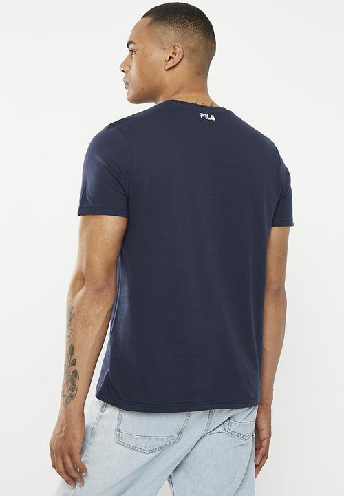 FILA - Small stacker T-shirt - fila blue