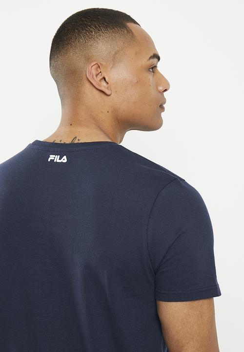 FILA - Small stacker T-shirt - fila blue