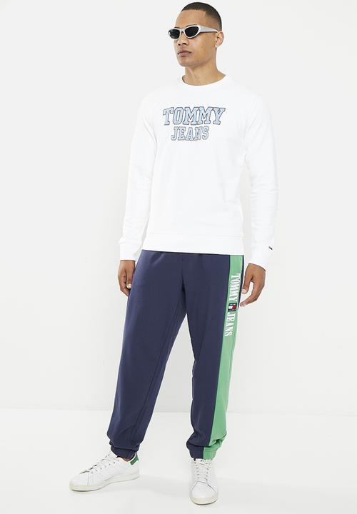 Tommy Hilfiger - Regular entry graphic crew - white 