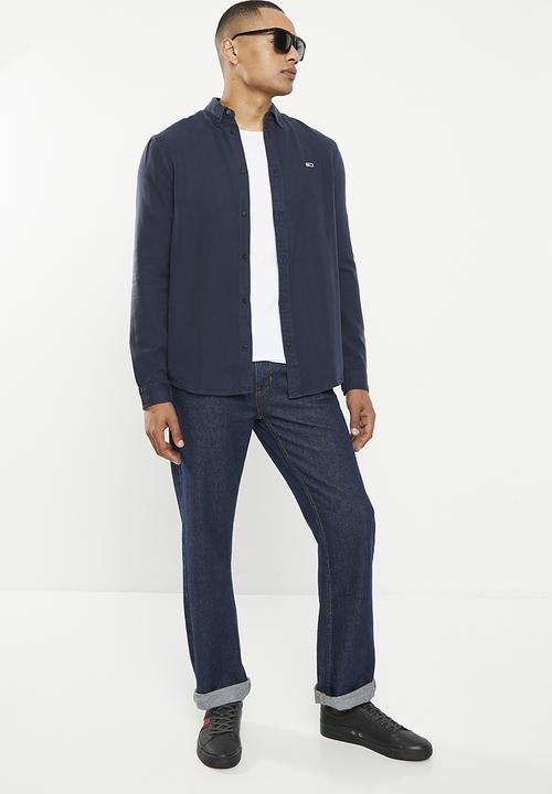 Tommy Hilfiger - Tjm essential reg shirt - navy