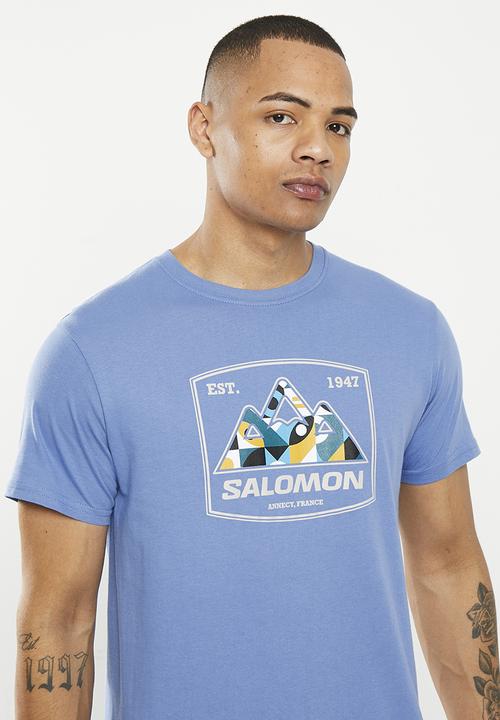 Salomon - Shasta short sleeve T-shirt - cobalt