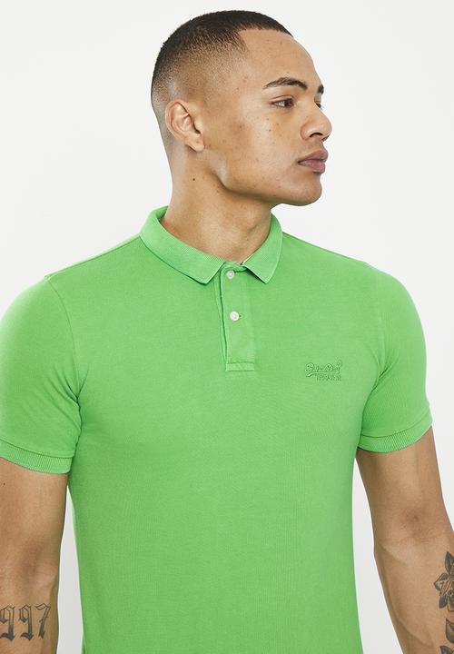 Superdry. - Vint destroy polo - kelly green