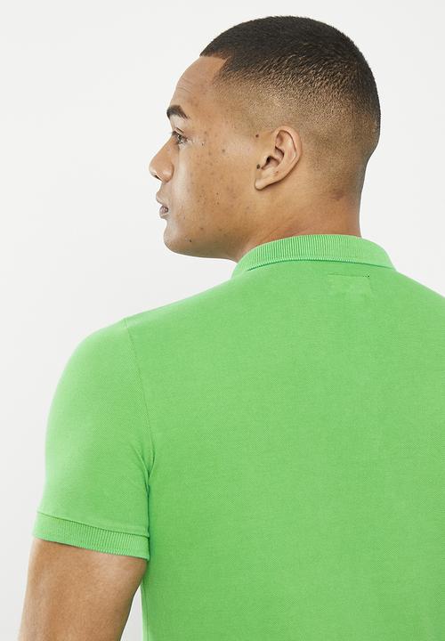Superdry. - Vint destroy polo - kelly green