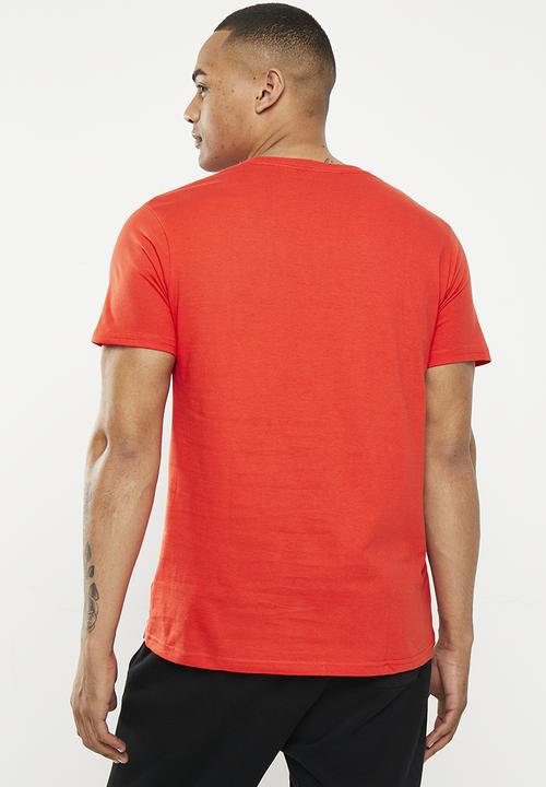 Salomon - Core logo short sleeve T-shirt - dark-red