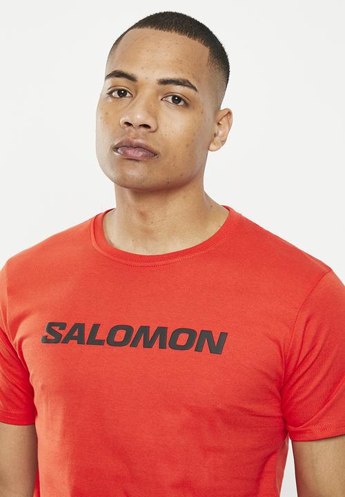 Salomon - Core logo short sleeve T-shirt - dark-red