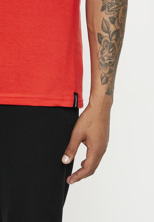 Salomon - Core logo short sleeve T-shirt - dark-red
