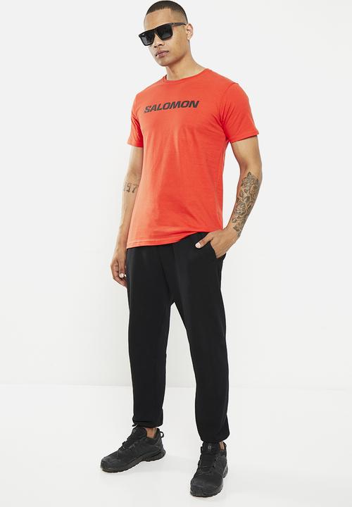 Salomon - Core logo short sleeve T-shirt - dark-red