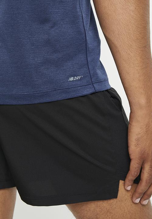 New Balance  - Tenacity short sleeve - navy heather