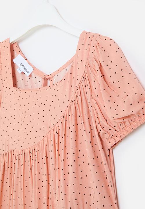 Superbalist - Asymmetric poplin dress - canyon clay