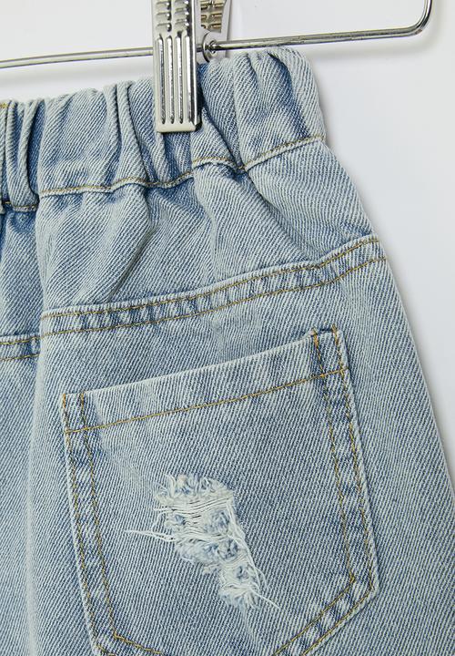 Pop Candy - Girls denim shorts - blue