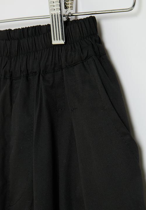 Pop Candy - Drawstring cuff pants - black