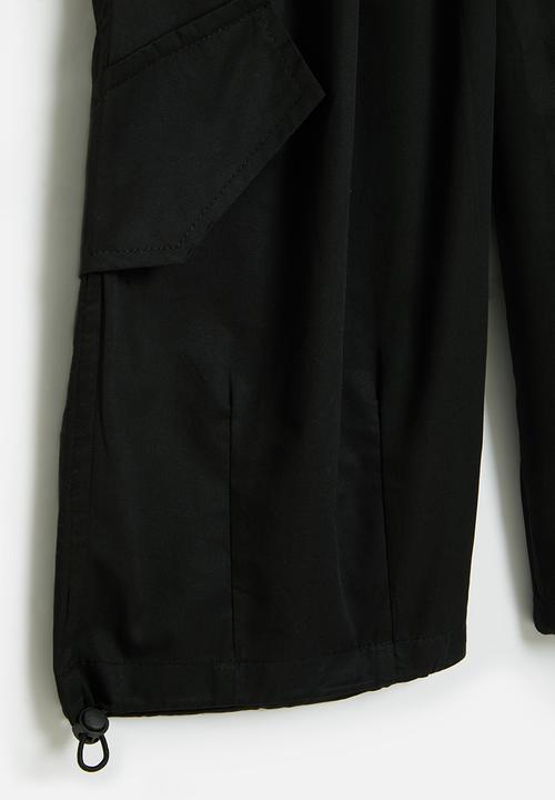 Pop Candy - Drawstring cuff pants - black