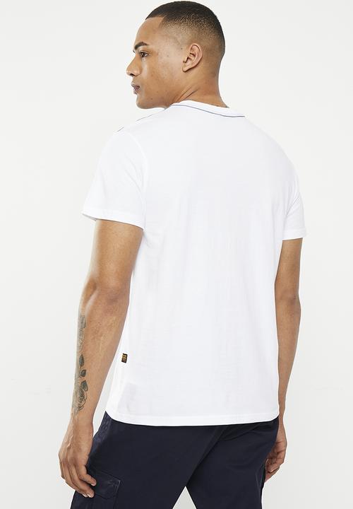 G-STAR - One cut and sewn gr r t short sleeve - white