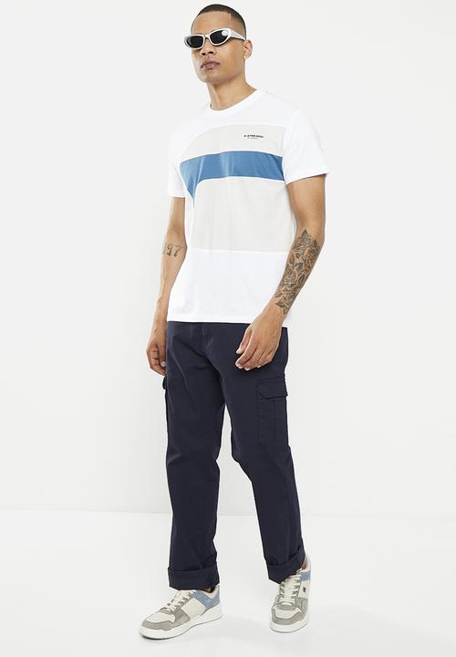 G-STAR - One cut and sewn gr r t short sleeve - white