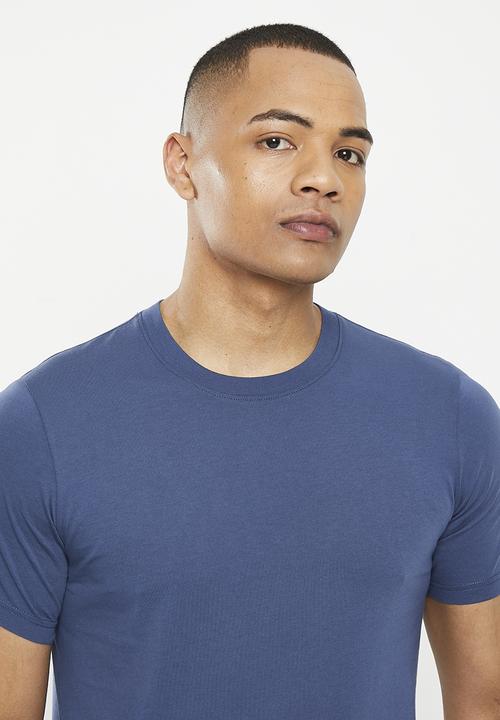 G-STAR - Back gr slim r t Compact jersey o - rank blue