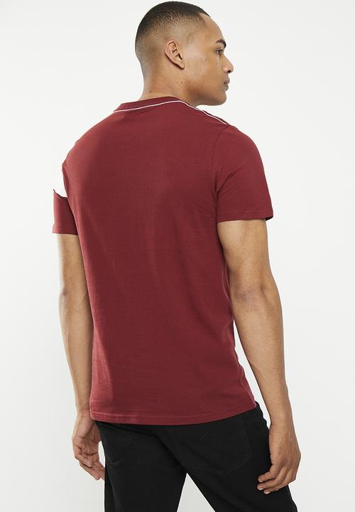 G-STAR - Graphic 13 slim r t short sleeve  - dk burned red