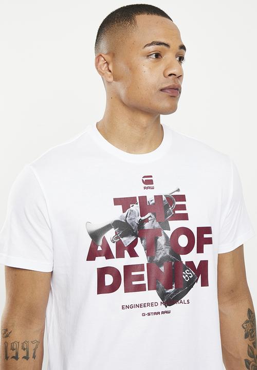 G-STAR - Graphic 17 r t short sleeve photo - white
