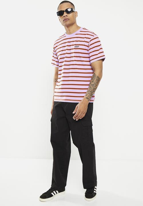 Levi’s® - Red tab vintage tee - finley stripe purple rose