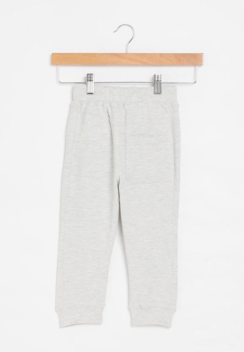 MINOTI - Ottoman fleece jogger - oat marle