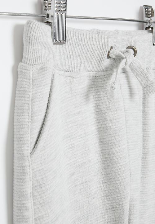 MINOTI - Ottoman fleece jogger - oat marle