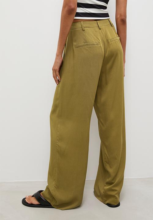 Superbalist - Fluid wide leg - green