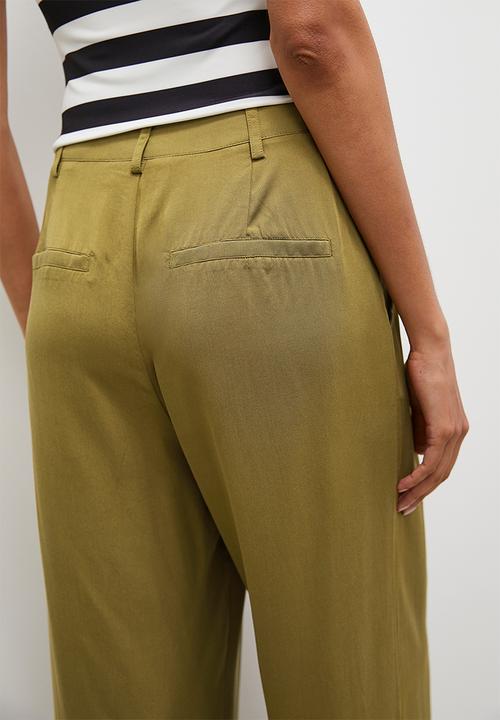Superbalist - Fluid wide leg - green